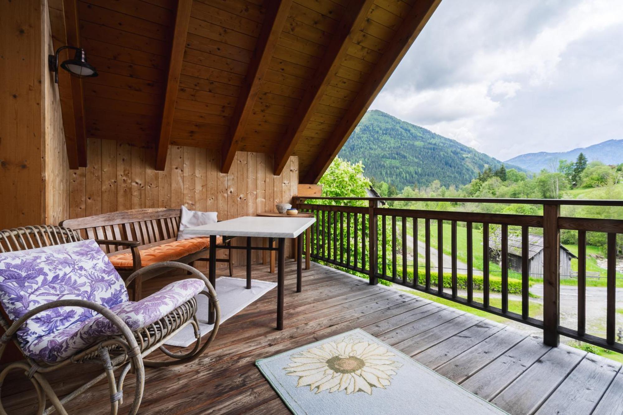 Schoenes Apartment Praegant Bad Kleinkirchheim Kültér fotó